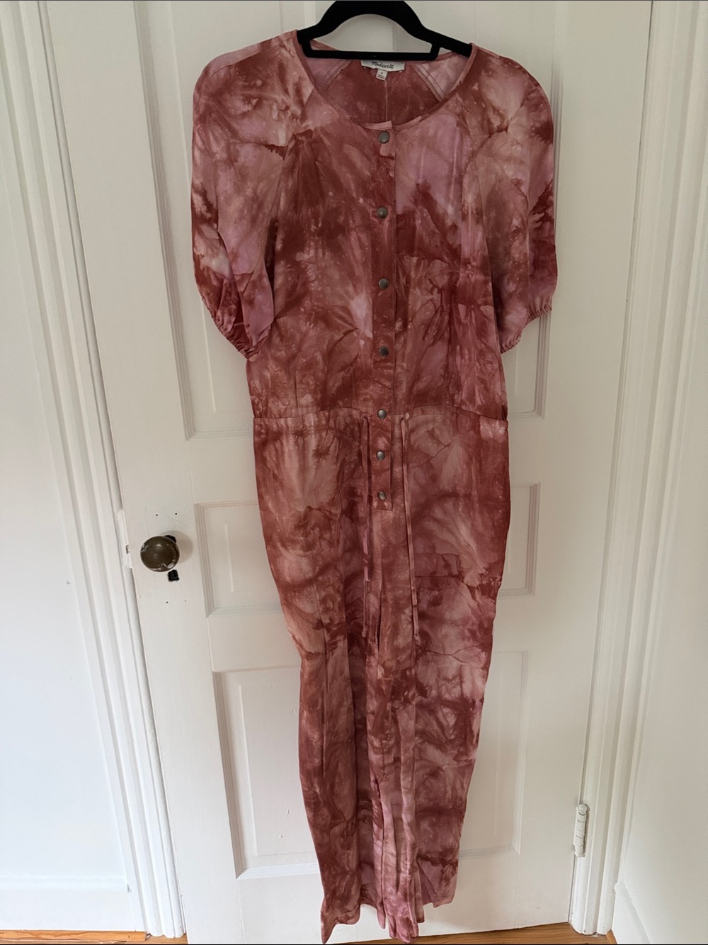 Madewell Simone Jumpsuit in Fade Earth (Dusty Rose)